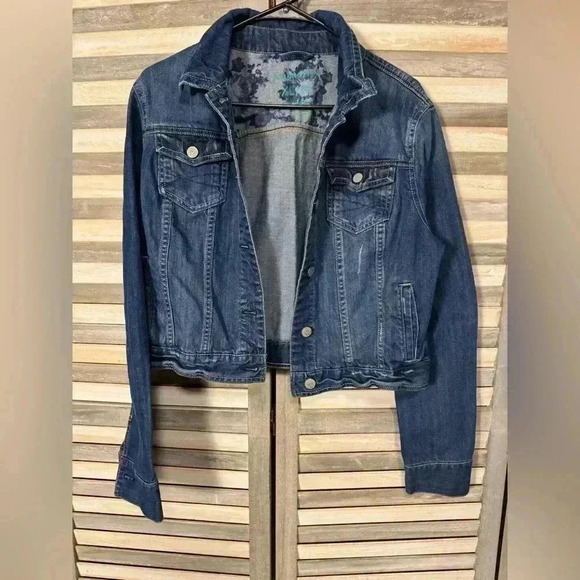 Aeropostale Jackets & Blazers - Aeropostale Cropped Jean Jacket – XL